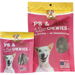8oz Peanut Butter & Jelly Small Chewy Dog Treats