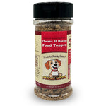 Dog Food Topper & Sprinkle Meal Enhancer 3.7oz: Cheese & Bacon