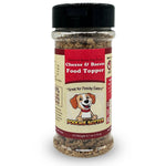 Dog Food Topper All Natural 4.7oz: Cheese & Bacon