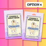 Golden Retriever Energy Waterproof Vinyl Sticker