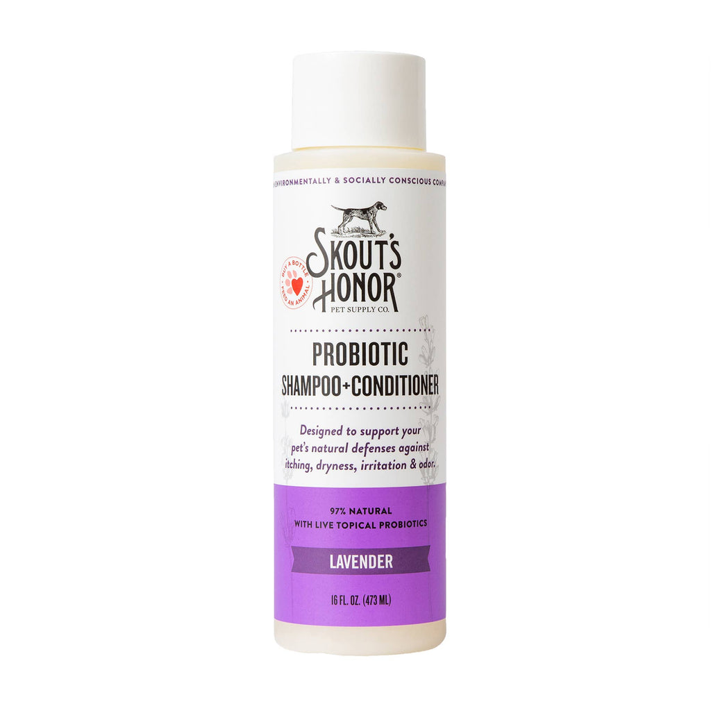 Skout's Honor Probiotic Shampoo + Conditioner Lavender 16oz