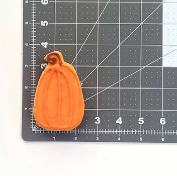 Fall Aboard!: Fall Pumpkin Cookie 3.75"