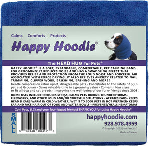 Happy Hoodie Small Blue