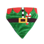 Christmas Reversible Elf Dog Bandana