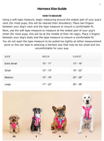 Stasia Dog Harness | No Pull Dog Harness | Pink Dog Harness