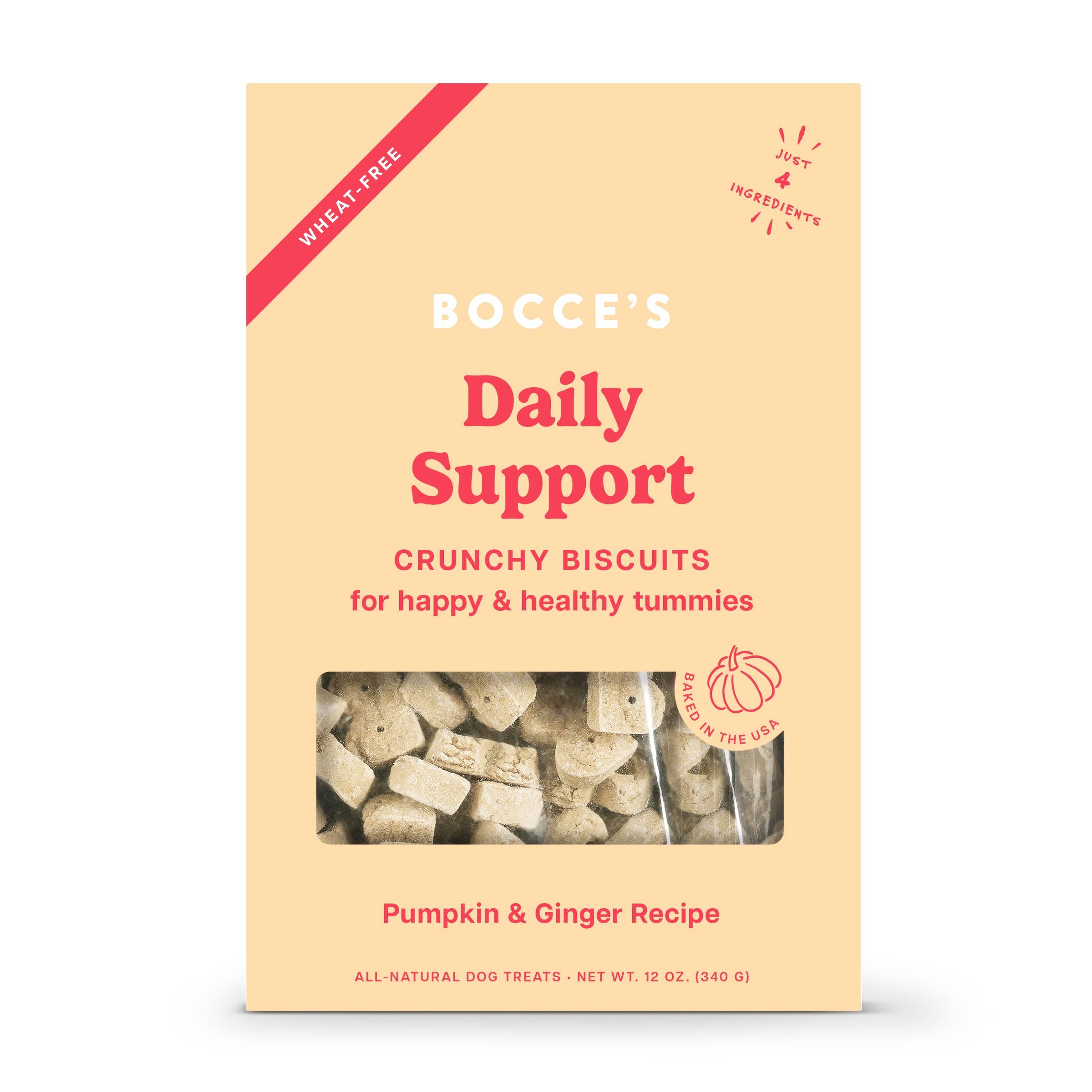 Bocce's Bakery Daily Support Belly Functional Biscuit 12oz