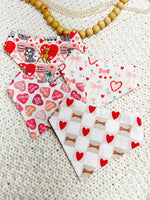 Hearts Reversible Dog Bandana