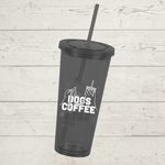 Dogs and Coffee Acrylic Tumbler