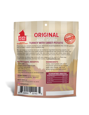 Plato Original Real Strips Turkey & Sweet Potato 3oz