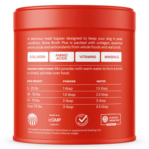 Bone Broth Plus - Powdered Meal Topper