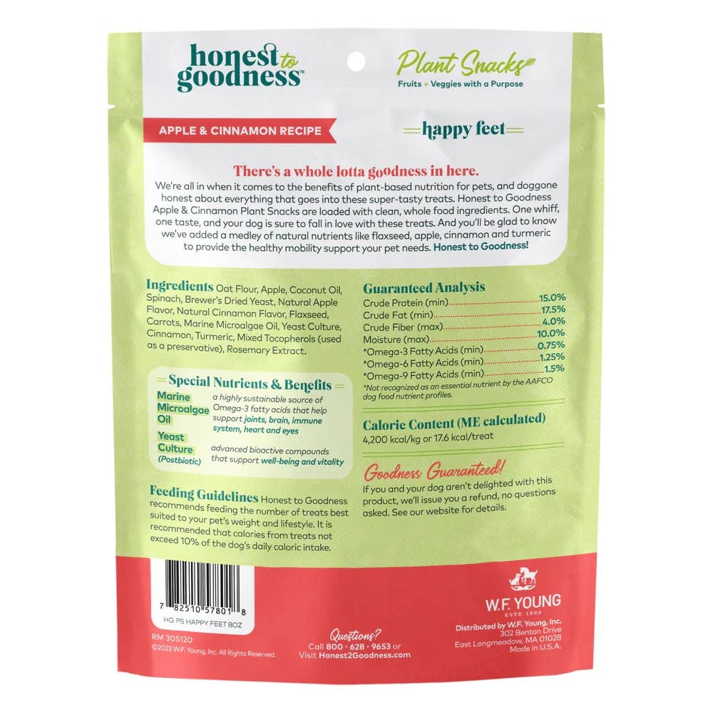 Honest To Goodness™ Happy Feet Apple & Cinnamon Treats