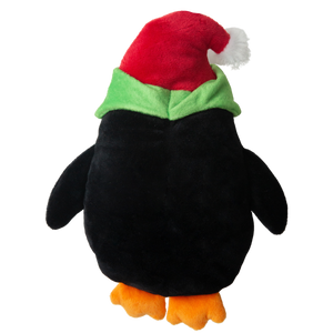 SnugArooz Penguin with Christmas lights