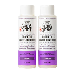 Skout's Honor Probiotic Shampoo + Conditioner Lavender 16oz