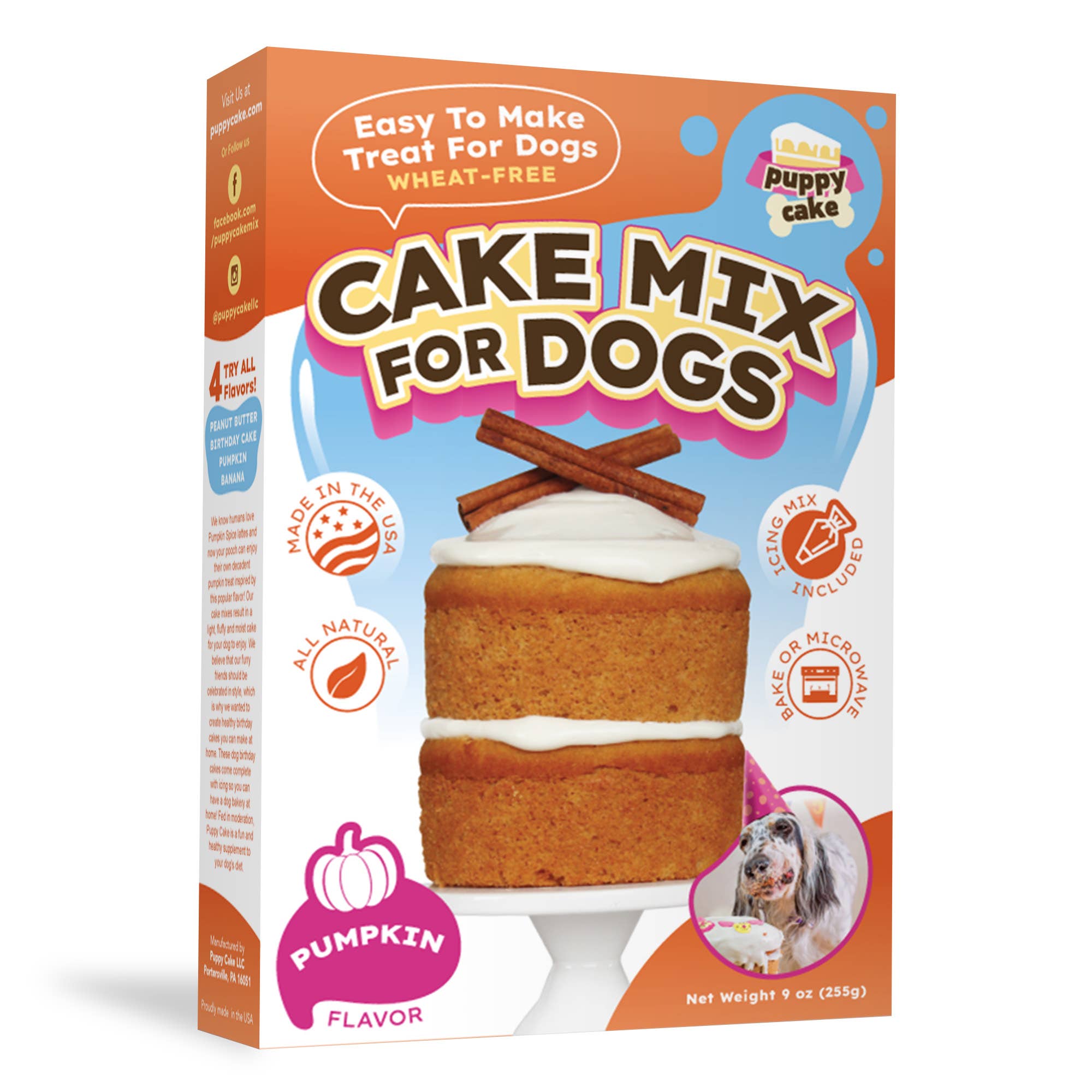 Puppy Cake - Dog Birthday Cake Mixes with Icing