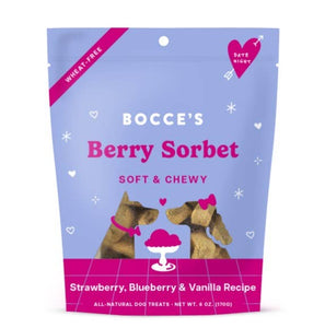 Bocce's Bakery Date Night Berry Sorbet Soft &Chewy Dog Treat