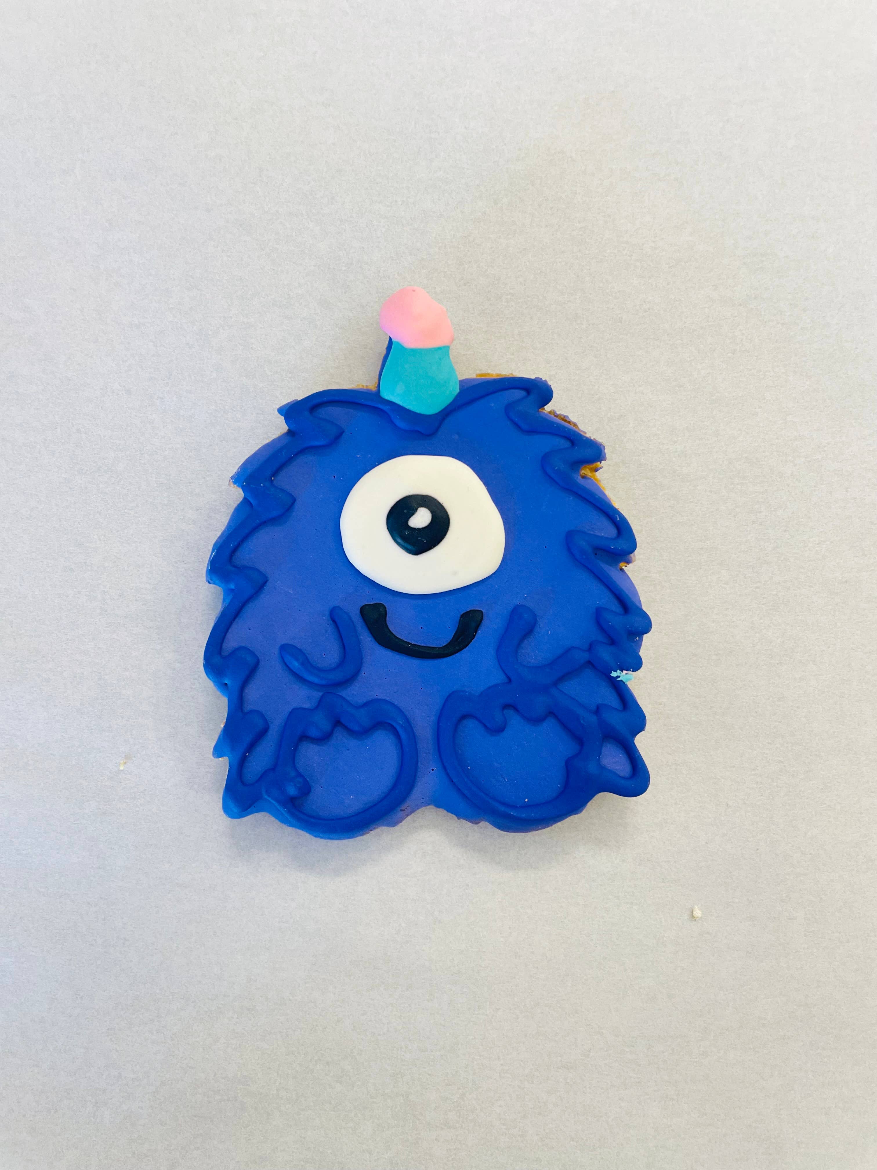 Happy Birthday Fido!: Birthday Cake Cookie Blue