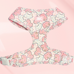 Dog Harness - Pink & Cute Animal Cracker Adjustable