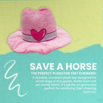 SnugArooz Save A Horse Plush Dog Toy 8"