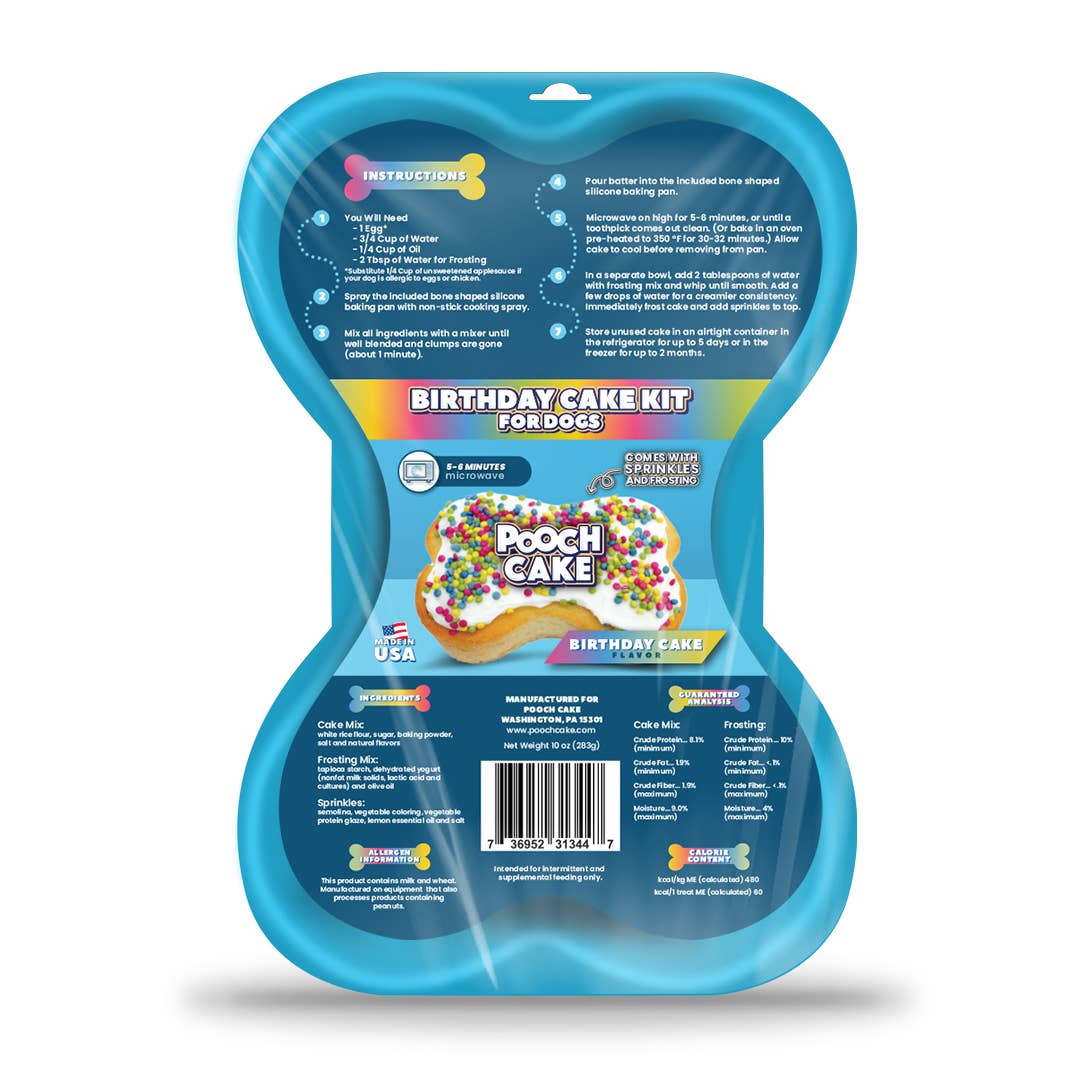 Pooch Cake - Dog Birthday Cake Kit