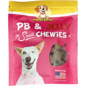 8oz Peanut Butter & Jelly Small Chewy Dog Treats