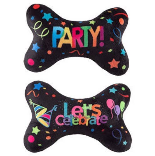 HIP DOGGIE HD BONE TOY- PARTY - BIRTHDAY