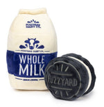 FuzzYard Milk & Cookie Plush Dog Toy 2pk
