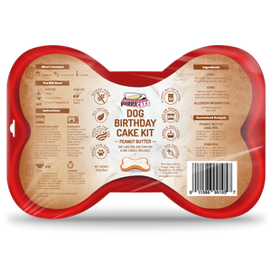 Puppy Cake Dog Birthday Cake Kit Peanut Butter