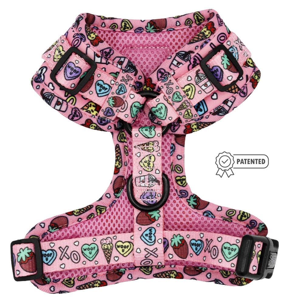 Dog Adjustable Harness - I Chews You: XSmall