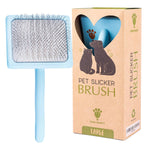Flat Slicker Brush - Baby Blue - Large