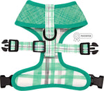 Wag Your Teal Dog Reversible Harness