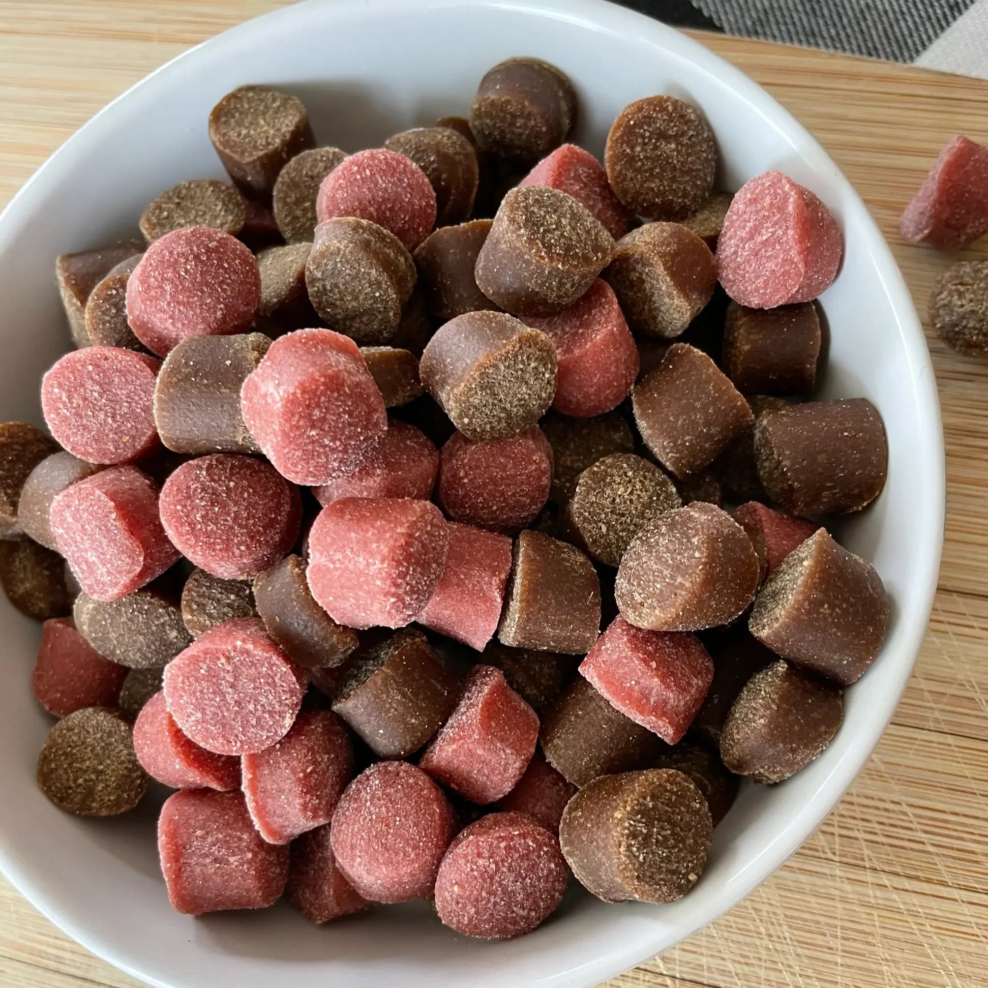 8oz Peanut Butter & Jelly Small Chewy Dog Treats