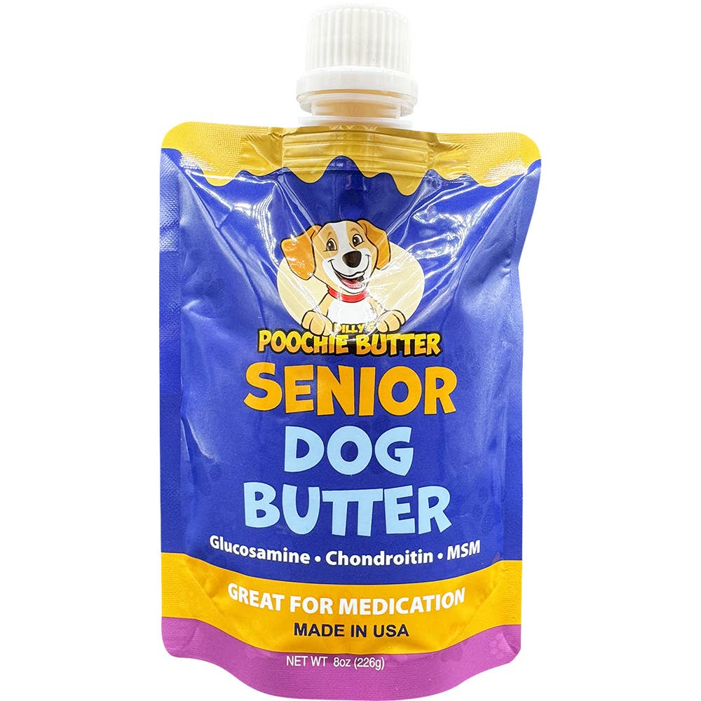 Senior Dog Peanut Butter Squeeze Pack 8oz