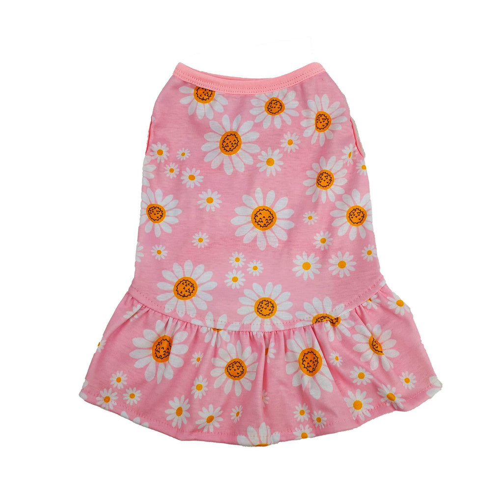 Daisy Flower Pink Dress