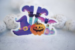 Halloween Clipart Sticker Vinyl Sticker, 3x3 in.