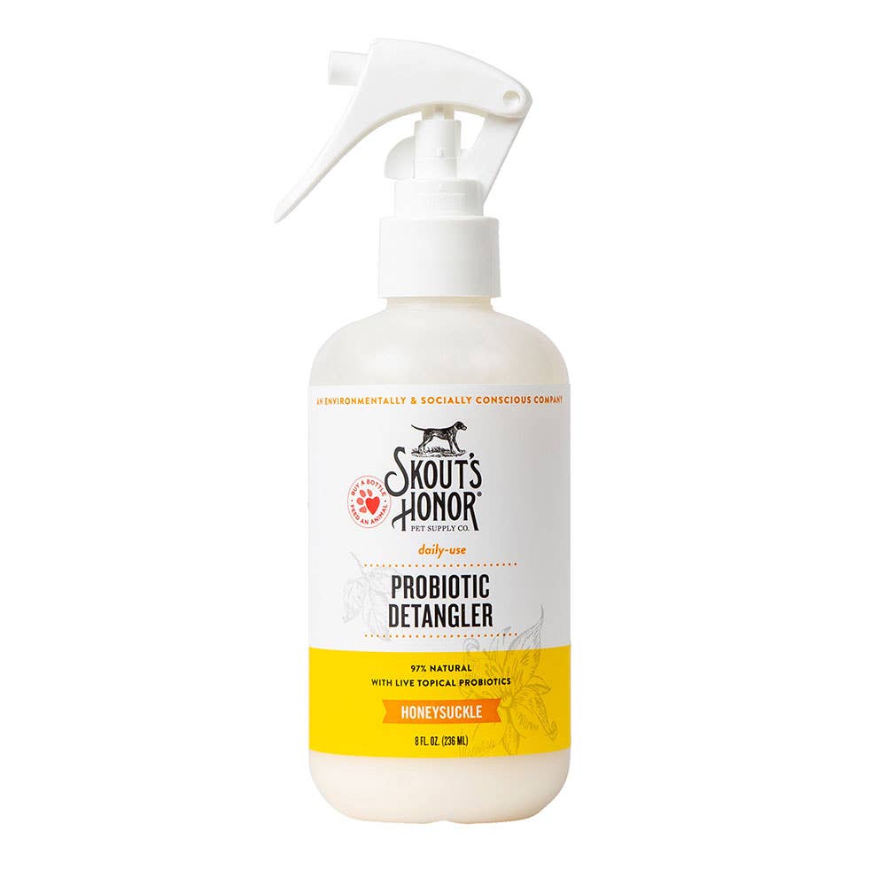 Skout's Honor Probiotic Daily Use Detangler Honeysuckle 8 oz