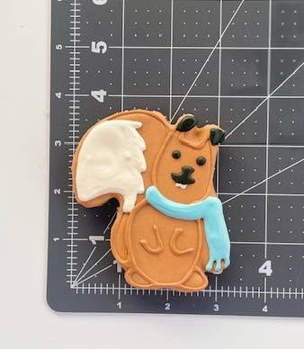 Fall Aboard!: Fall Pumpkin Cookie 3.75"