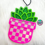 Succulent Car Freshie