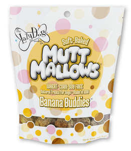 Lazy Dog Mutt Mallows Banana Buddies Dog Treat 5oz