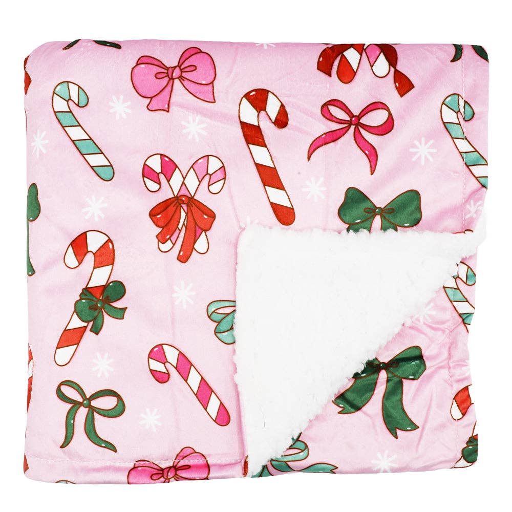 Pet Blanket - Candy Cane Coquette