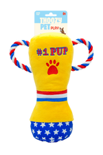 ThoozyPet #1 PUP Trophy Plush Dog Toy 9"