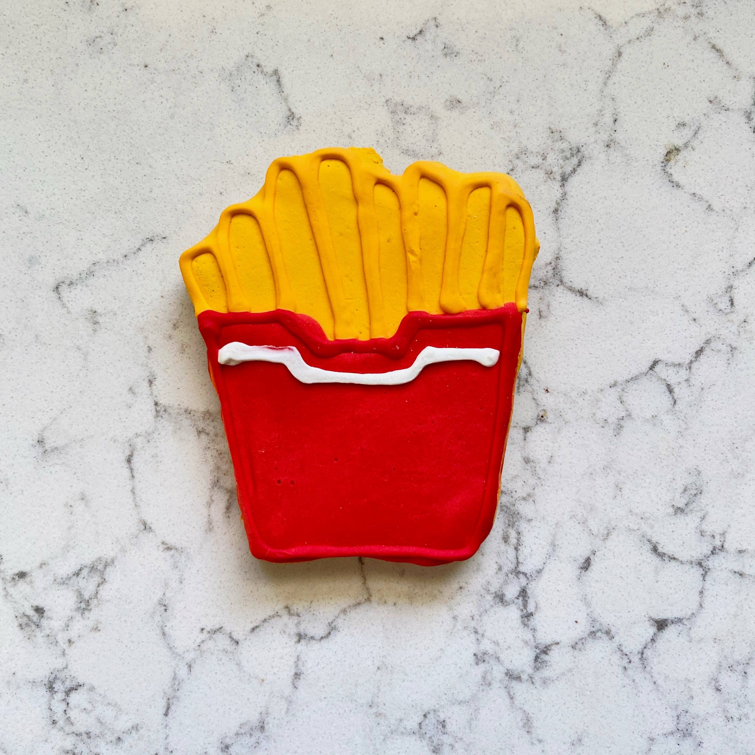 Lunch Menu: French Fries Cookie