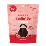 Bocce's Bakery Beefin' Up Jerky Protein Cuts Dog Treats 5oz