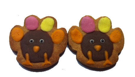 Fall Turkeys Gluten Free Dog Treats