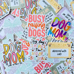 Classy Bow Dog Mom | Dog Mom Die Cut Sticker