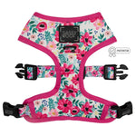 Dog Reversible Harness - Floral Frenzy: Large