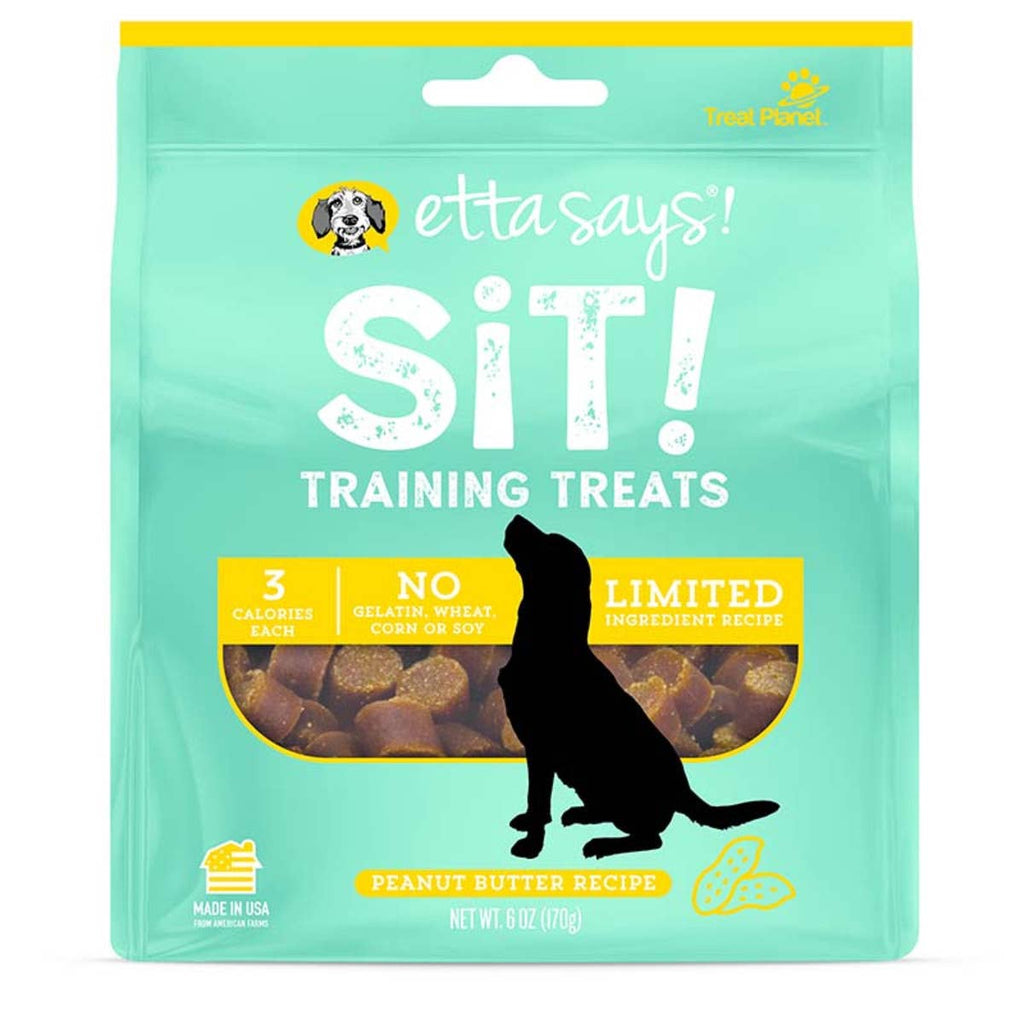 Etta Says! Sit! Dog Training Treats Peanut Butter Recipe 6oz