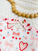 Hearts Reversible Dog Bandana