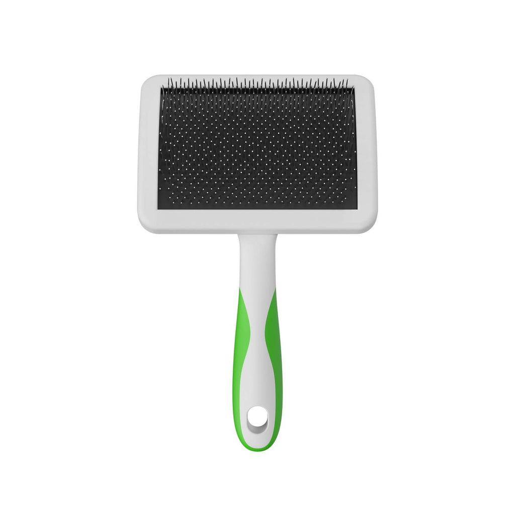 Andis Large Firm Slicker Brush - Green/White