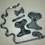 Adjustable Dog Harness - EVERGREEN POLKA DOT