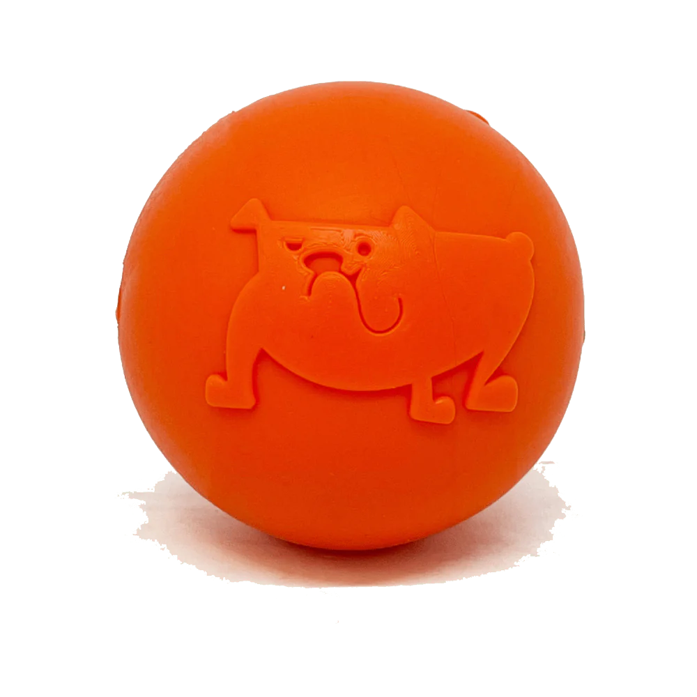Smile Ball Ultra Durable Synthetic Rubber Chew Toy & Floating Retrieving Toy